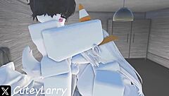 casual tale of roblox condo sex with blowjob and cowgirl riding