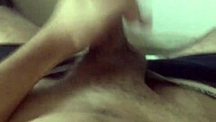 Masturbating with heavy dirty talk in guided session. He moans while stroking his monster cock.