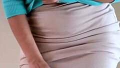 mercedes and zoey engage in a close session on the sofa, exploring each other's smooth areas gently