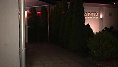 Blonde engages in oral exchanges for cash during a casting session with deepthroat elements