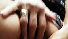 Using Pink Vibrator While Getting Fucked in Pussy and Arse