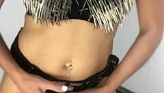 Mistress Teases with Huge Strapon on Wet Housewife Pussy in Femdom Play