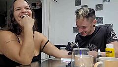 Wow Tatuagem Na Minha Garota Em Troca De Buceta with Her Big Amateur Ass!