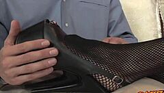 audrey bitoni uses feet to seduce co worker