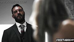 Want to see this cheating wife get spitroasted by two monster cocks in a wild MMF threesome?