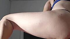 Crossdresser boldly sucks and rides with curvy passion