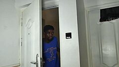 You know, my step brother's dick is just there, close up on that curvy ebony babe fingering her fat ass.