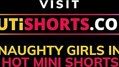 suck my cock deep, boyfriend tells hot ass brunette gf before anal fucking in kitchen