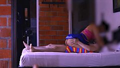 the infiel and the cute student girlfriend exchanged secret glances at the holiday party, leading to hardcore cheating creampie with young teen