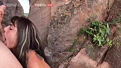 This Young Babe Knows Exactly What To Do With That Huge Cock Just Take A Look At Her Deepthroat And Doggystyle Skills