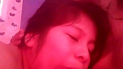 Estelita is giving a close-up blowjob to this thick cock in our homemade video