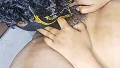 Licking very hot desi indian bhabhi hairy pussy in a steamy homemade session