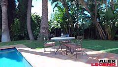 Stunning body MILF Shay Sights, your pool party just turned into deepthroat blowjob and pussy banging group fucking.