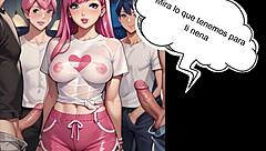 i cant beleive this comic cambio de sexo part 2 with all the gangbang cumshots... its so intense!!