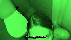 Blonde Bombshell Pickup Gets Rough Doggystyle Fucking in Nightclub Toilet with Cum Covering