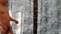 On the balcony spotting my friend and girlfriend chatting with the neighbor