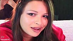 Fountainhead introduction explores casting interview with barefoot Latina babe and natural features.