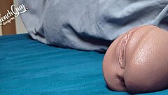 French guy dominates with tongue in ass and clamps on pussy while dishing out dirty talk insults