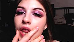 Babe, I need to cum on your face now! Hot webcam show part 3.