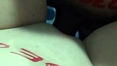 Curvy amateur with big ass rides massive cock in pov during exciting verification video session.