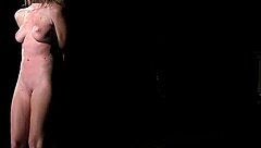 Bound Slim Blonde Endures Whipping Choking And Squirting In Kinky Bondage Torment