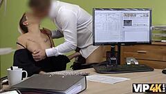 Why Does Vip4k Agent Call Lussy Sweet For Meeting But She Ends Up Fucking Him In Office?