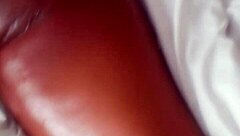 oiling up that big booty ebony wife during massage