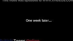 two hot posh lesbians fuck and use a strap-on dildo