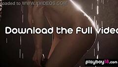 Ukrainian beauty vi shy strips down to reveal her wet pussy in solo tease