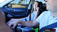 rookie petite fuck doll interviews bends over for doggystyle then gets face painted by agent