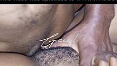 Closeup Dripping Hairy Pussy In Sweet Missionary Thrusts