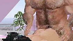 alpha bull chris chester trains white pussy stretching for huge cock