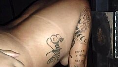 No swing but she hooks up with fan from social at gloryhole cuck style