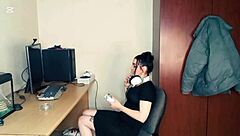 Petite Brunette Groped by Landlord for Rent Sex