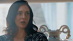 Latin shemale ariel demure licks pussy in diamond surprise