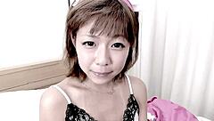 Skinny Asian Licks Ass Sucks Cock to Last Drop Uncensored