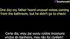 bathroom anal pounding stirs uncontrollable horny emotions inside me