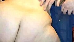 Pussy lips part wide gripping that thick dildo deep inside teasing every wet fold slowly.