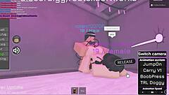 Fucking Roblox Girl Takes Brutal Cumshot Assault