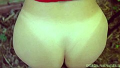 so i sneak up and fuck my japanese stepmom's pussy out back