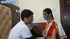 hot babysitter kavita seduces horny golu in lusty roleplay massage!