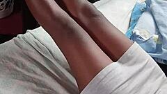 early morning i pound petite hairy chocolate babe missionary as she moans loud