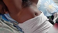 early morning i pound petite hairy chocolate babe missionary as she moans loud