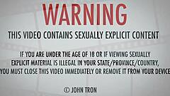 Johntronx fucks skinny young Thai teen cowgirl doggystyle to creampie