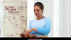 Bella's massage skills impress owner with hands on demo