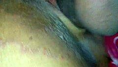 ebony takes big black cock with lots of pussy farting action