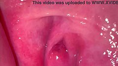 WOW Amateur Pink Pussy Close-Up 275 Days After Losing Virginity Gets Licked!