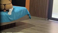 hey hijastra nalgona, your toy gaping ass makes me stroke till i cum to your moans...