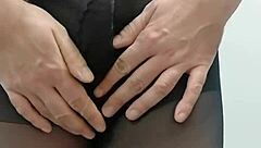 oh god sissy's pantyhose overflowing with sticky cumshots!