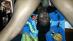 wanna see this black gal gagging on cock in homemade face fuck?